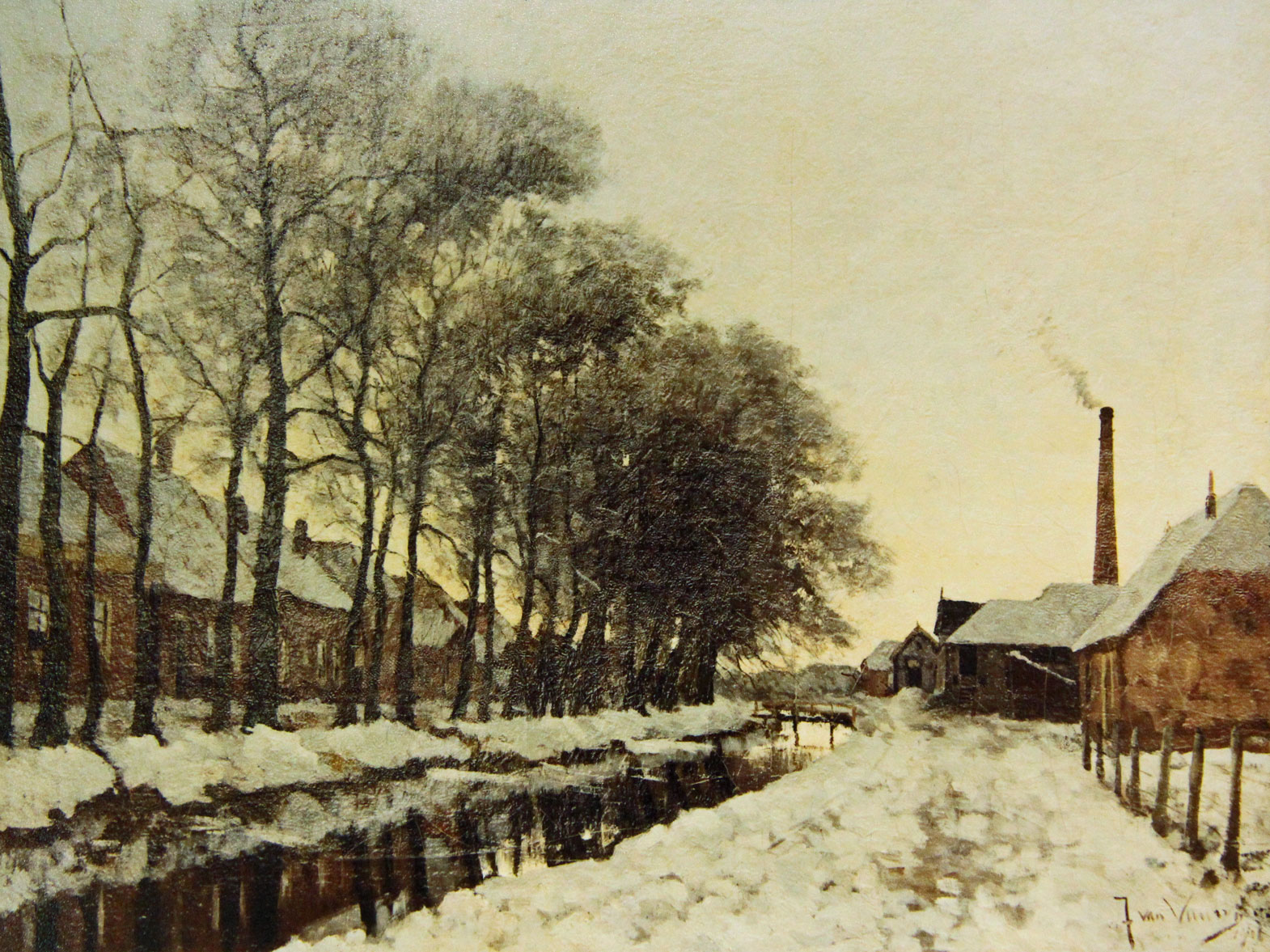 Noorderbleek door Jan van Vuuren winter 1901