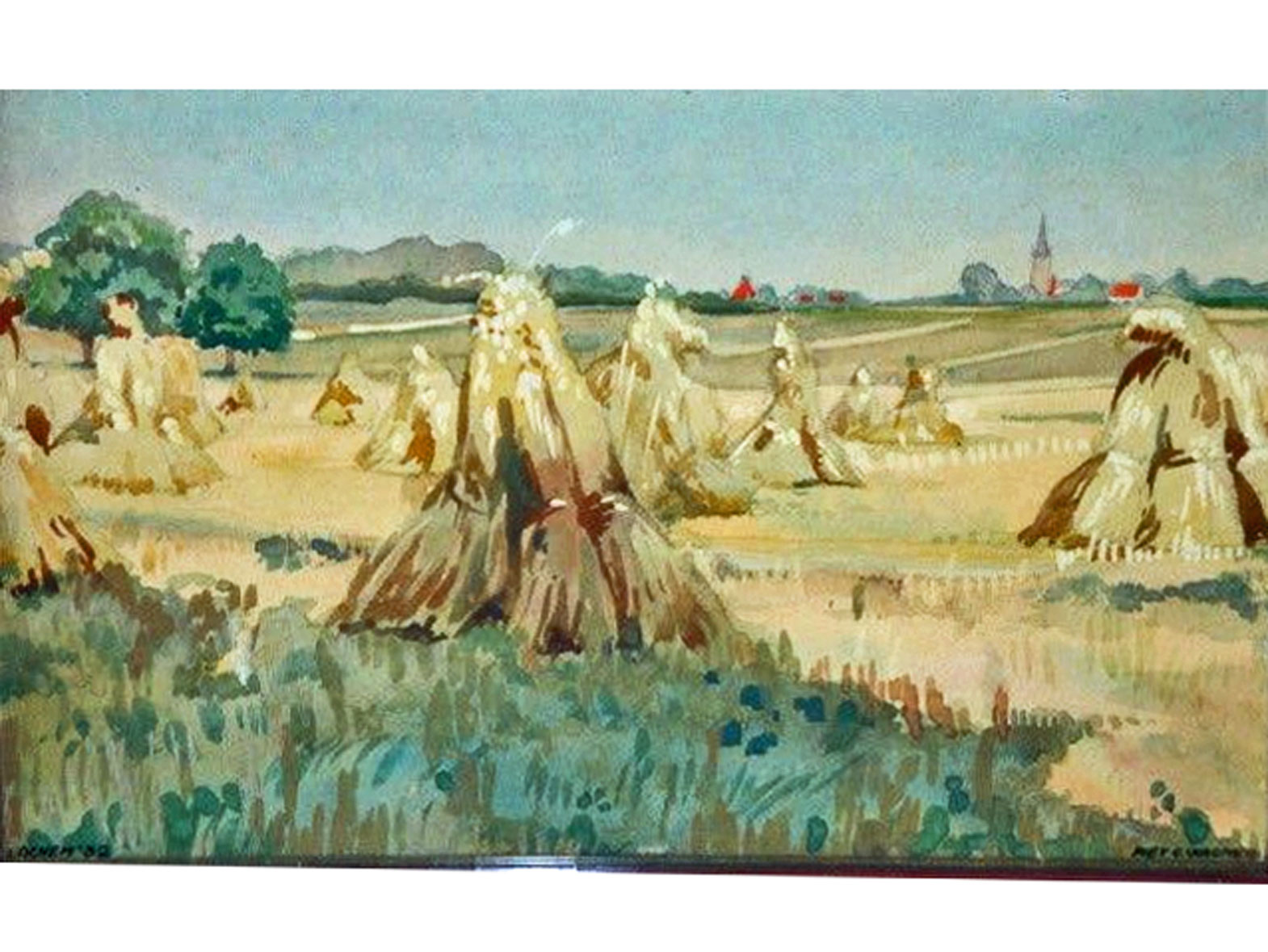 Landschap bij Lochem door Cornelis Wagner